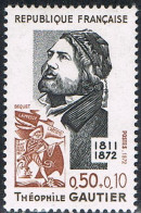 FRANCE : N° 1728 ** (Théophile Gautier) - PRIX FIXE - - Unused Stamps