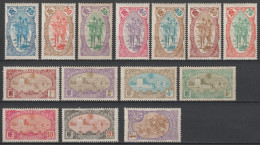 SOMALIS - 1909 - YVERT N° 67/80 * MH - COTE = 172 EUR. - Neufs