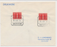 Treinblokstempel : Hengelo (O.) - Amsterdam H 1957 - Unclassified