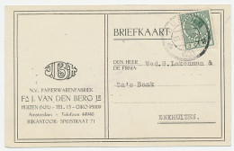 Firma Briefkaart Huizen 1930 - Papierwarenfabriek - Unclassified