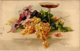T2/T3 1915 Still Life Art Postcard With Grapes. Meissner & Buch Künstler-Postkarten Serie 1167. Litho S: C. Klein + "K.u - Unclassified