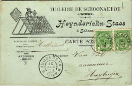 T2/T3 1910 Schoonaarde, Tuilerie De Schoonaerde "L'Avenir" Heynderickx Staes / Belgian Tileworks Company's Advertisement - Non Classés