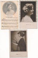 * Berky Lili (1886-1958) - 3 Db RÉGI Képeslap / 3 Pre-1945 Postcards - Ohne Zuordnung