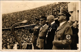 T2/T3 1936 Olympia 1936. Graf De Baillet Latour Präsident Des XI. Olympia-Komitees Auf Der Ehrentribüne / 1936 Summer Ol - Non Classés