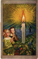 T3 1922 Christmas Greeting Art Postcard. M. Munk Nr. 936. S: Streyl (EB) - Non Classés