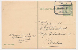 Treinblokstempel : Zwolle - Arnhem G 1927 - Unclassified