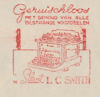 Meter Cover Netherlands 1935 Typewriter - The Silent - L C Smith - Groningen - Zonder Classificatie