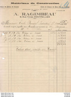 A. RAGIMBEAU.....MONTPELLIER....FACTURE DE 1929 ... MATÉRIAUX DE CONSTRUCTION ... - Old Professions