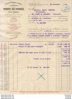 SOCIÉTÉ GÉNÉRALE & UNIQUE DES CIMENTS DE LA PORTE DE FRANCE...GRENOBLE...FACTURE DE 1929 - 1900 – 1949