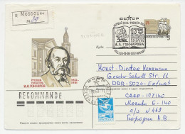 Registered Postal Stationery Soviet Union 1987 Ivan Alexandrovich Goncharov - Writer - Writers