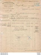 SOCIÉTÉ GÉNÉRALE DES HUILES DE PÉTROLE À MARSEILLE....FACTURE DE 1929...... - Verkehr & Transport