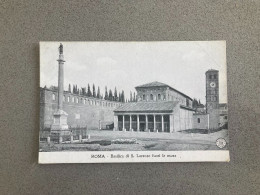 Roma - Basilica Di San Lorenzo Fuori Le Mura Carte Postale Postcard - Otros Monumentos Y Edificios