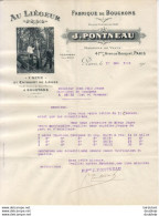 AU LIÉGEUR FABRIQUE DE BOUCHONS PONTNEAU À SOUSTONS   ........... CORRESPONDANCE COMMERCIALE DE 1921 - Lebensmittel