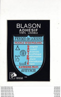 D12  RODEZ RULHAC  CPSM BLASONS ADHESIFS AUTOCOLLANTS - Mechanical