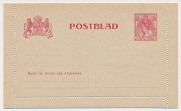 Postblad G. 12 - Postwaardestukken