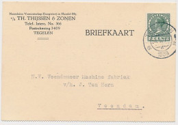 Firma Briefkaart Tegelen 1936 - IJzergieterij - Handel Mij. - Unclassified