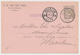 Firma Briefkaart Noordwijk 1899 - J.H. Van Der Werf - Unclassified