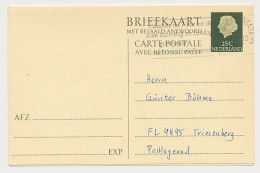 Briefkaart G. 335 Arnhem- Liechtenstein 1967 V.v. Poste Restante - Entiers Postaux