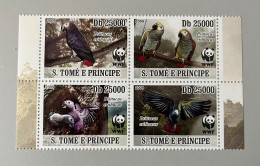 WWF 2009 : S. TOME E PRINCIPE - Parrots -  MNH ** - Ongebruikt