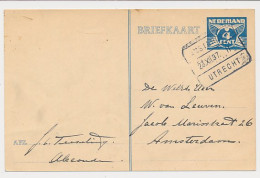 Treinblokstempel : Amsterdam - Utrecht II 1937 - Unclassified