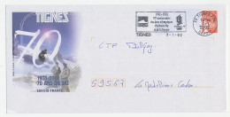 Postal Stationery / PAP France 2002 70 Years Of Skiing - Invierno