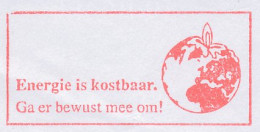 Meter Cut Netherlands 1999 Energy Is Costly - Be Aware Of It - Globe - Candle - Altri & Non Classificati