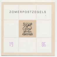 Zomerbedankkaart 1986 - Complete Serie Bijgeplakt  - Ohne Zuordnung