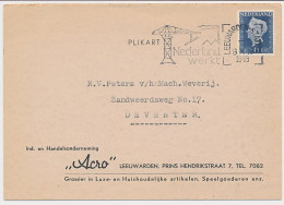 Firma Briefkaart Leeuwarden 1948 - Huishoudelijke Artikelen  - Non Classés