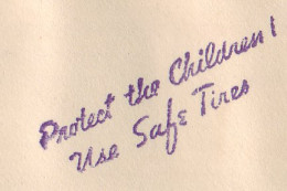 Meter Cover USA 1940 Protect The Children - Use Safe Tires - Unclassified