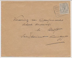 Treinblokstempel : Roodeschool - Groningen IV 1924 - Unclassified