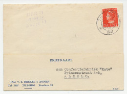 Firma Briefkaart Tilburg 1947 - Unclassified