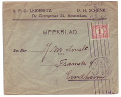 Em. Vurtheim Amsterdam 1913 - 1 Cent Weekblad Tarief - Zonder Classificatie