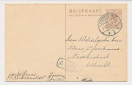 Briefkaart G. 205 Hoogeveen - Utrecht 1926 - Ganzsachen