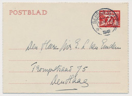 Postblad G. 22 Bergen - S Gravenhage 1942 - Postwaardestukken