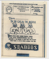 V-Mail To USA 1944 ( With Envelope ) Seabees - Correspondence - Letter - Pen  - Zonder Classificatie