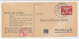 Vlaardingen - Hamburg Duitsland 1943 - Liebesgabenpaket - Non Classés