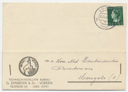 Firma Briefkaart Vorden 1946 - Metaal / Gems / Bok - Ohne Zuordnung