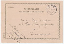 Dienst Posterijen Den Hulst - Dedemsvaart 1916 - Tram - Ohne Zuordnung