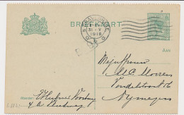 Briefkaart G. 90 B I Z-1 S Gravenhage - Nijmegen 1918 - Postwaardestukken