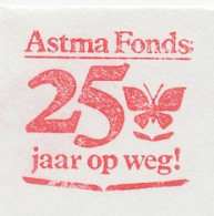 Meter Cut Netherlands 1984 Butterfly - Asthma Fund 25 Years - Otros & Sin Clasificación