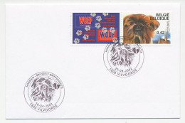 Cover / Postmark Belgium 2002 Dog - Magazine - Andere & Zonder Classificatie