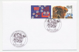 Cover / Postmark Belgium 2002 Dog - Magazine - Autres & Non Classés