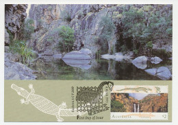 Maximum Card Australia 1993 Waterfall - Twin Falls - Ohne Zuordnung