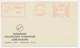 Meter Cover GB / UK 1961 European Spaceflight Symposium - Astronomùia