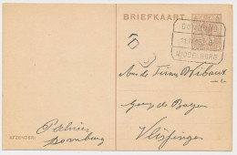 Treinblokstempel : Domburg - Middelburg B 1925 - Zonder Classificatie