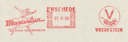 Meter Cover Netherlands 1959 Vredestein Tire Factory - Masterlux - Enschede - Non Classés