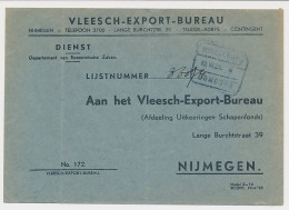 Treinblokstempel : Middelburg - Domburg II 1935 - Ohne Zuordnung