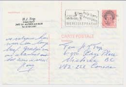 Briefkaart G. 365 Amsterdam - Victoria Canada 1988 - Ganzsachen