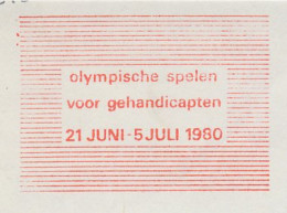 Meter Cut Netherlands 1980 VI Summer Paralympic Games 1980 The Netherlands - Other & Unclassified