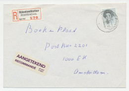 Em. Beatrix Aangetekend Roosendaal Rijdend Postkantoor 1988 - Ohne Zuordnung